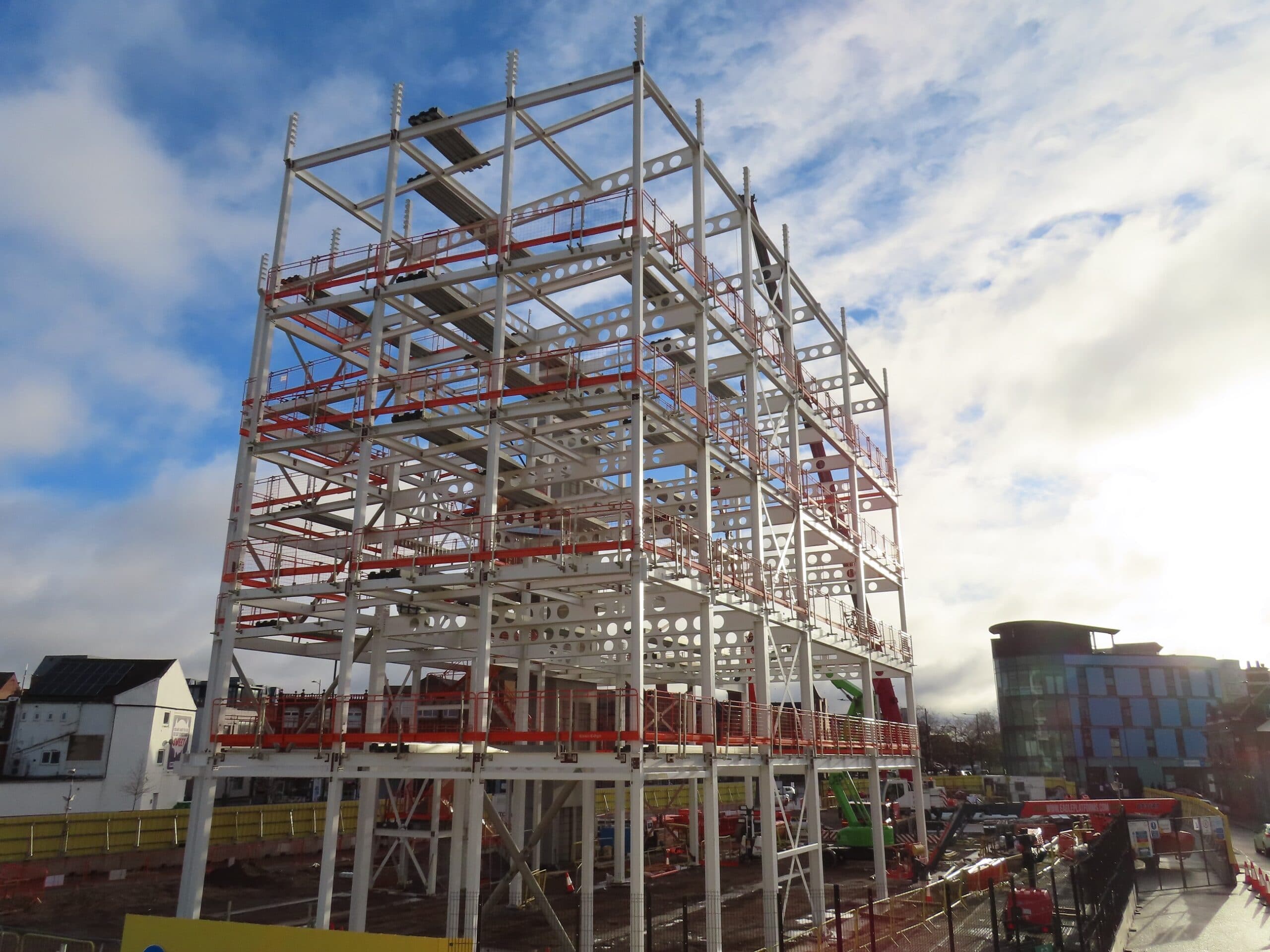 Gateway One digital tech hub construction in Doncaster