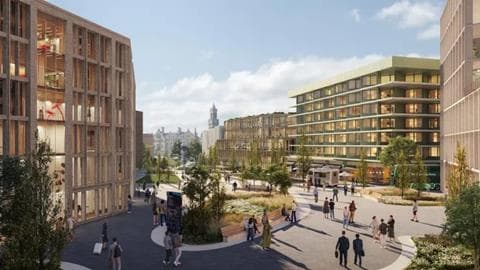 CGI concept image of the proposed Bradford Southern Gateway regeneration