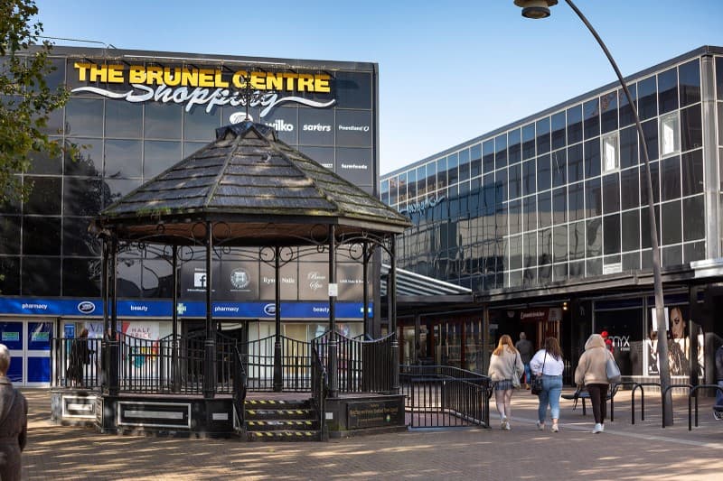 Brunel Centre in Bletchley before planned demolition works