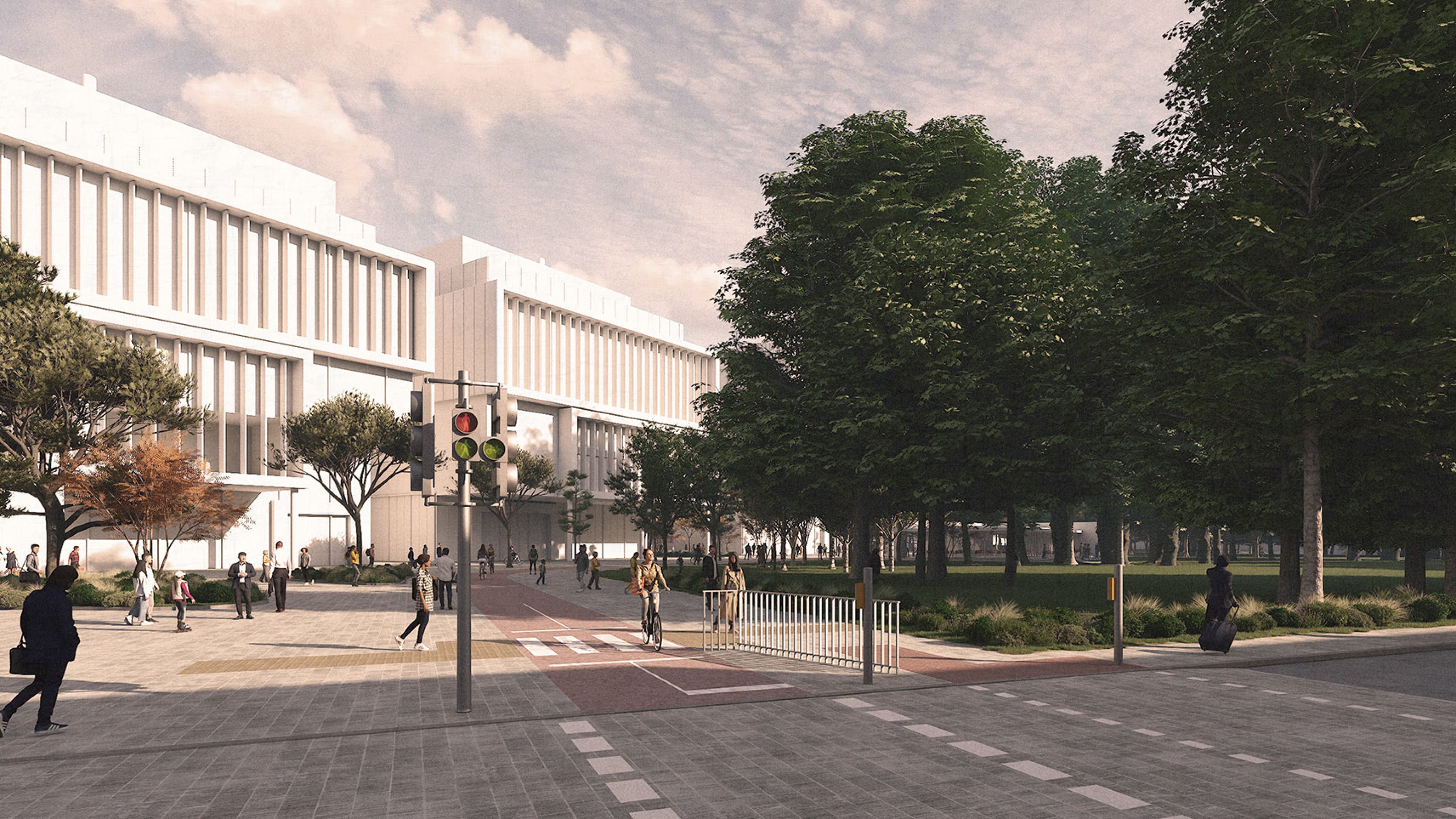 CGI of the proposed Paddington South development