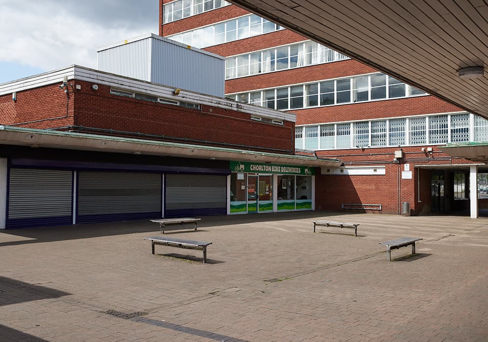 Site preparation and demolition works at the former Chorlton Cross Shopping Centre