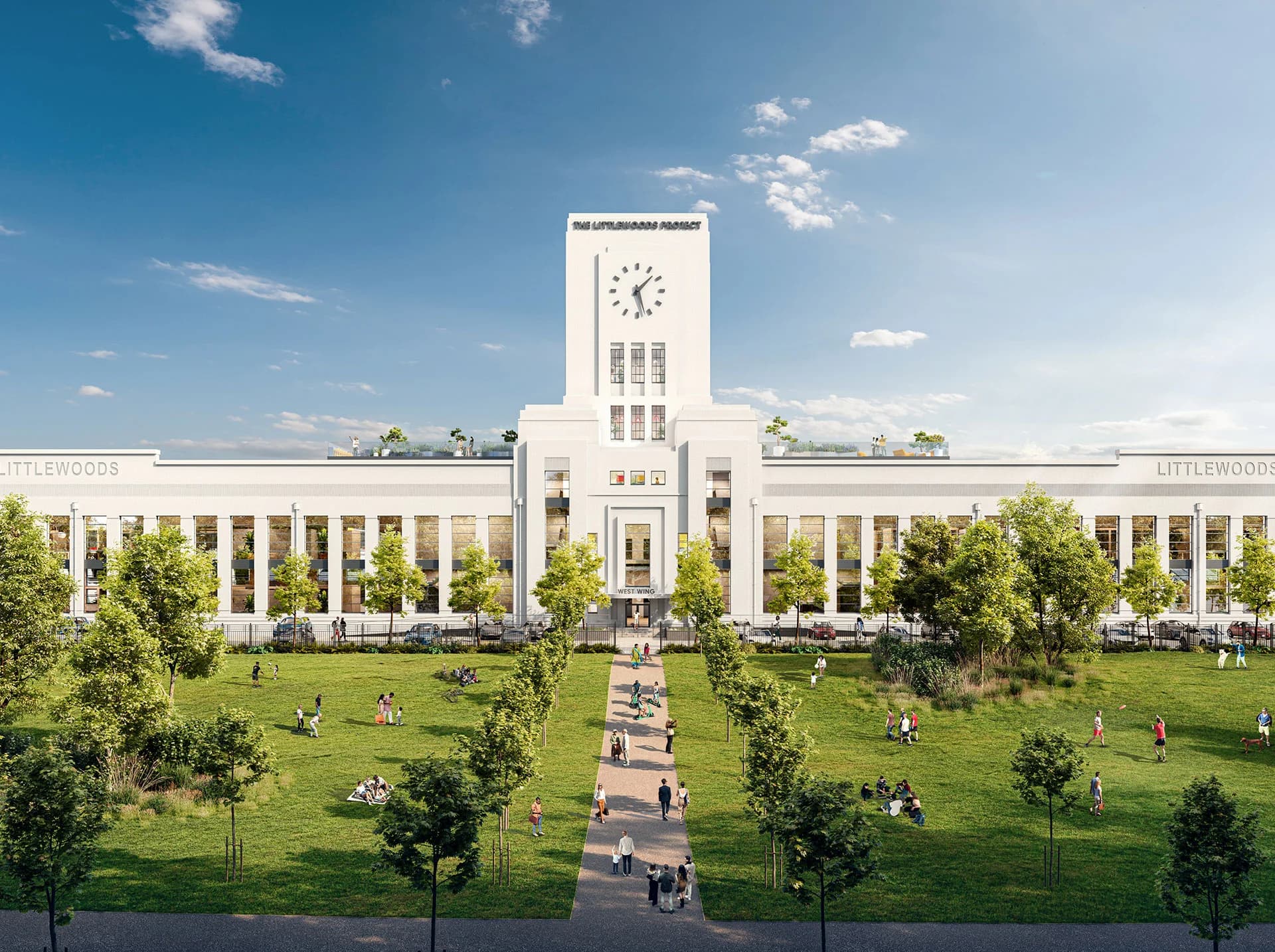 CGI rendering of the proposed Littlewoods film and TV campus