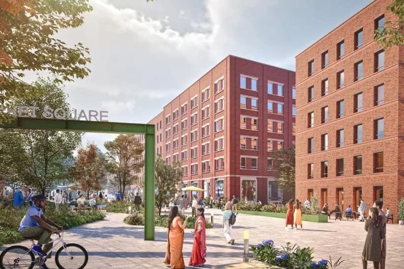 CGI rendering of the Bicycle Works development at Smithgate