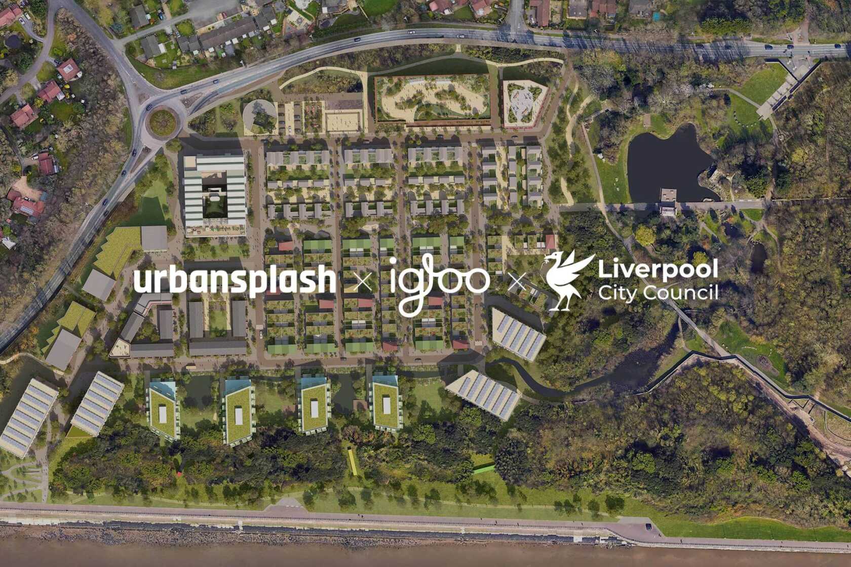 CGI of the proposed Festival Gardens housing scheme